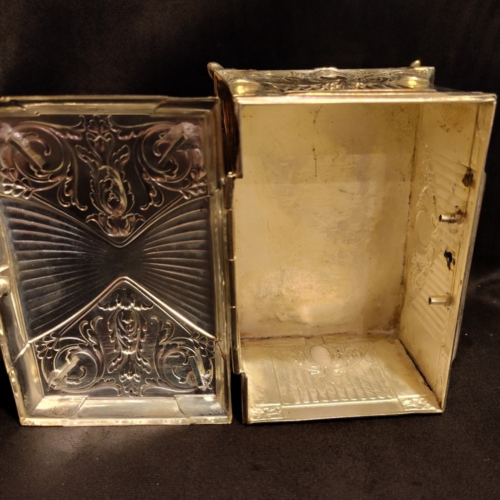 c.1900 WMF Jugendstil Secessionist Silver Plate Jewelry Casket - Picture 5 of 7